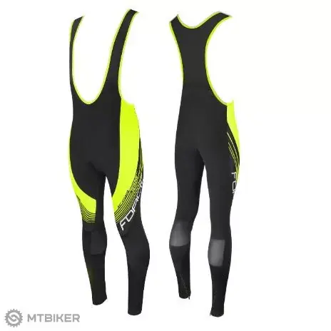 FORCE F58 kalhoty se šlemi, bez vložky, černé/fluo žluté Nejprodávanější
