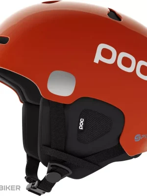 Finální Výprodej POC POCito Auric Cut Spin dětská přilba, fluorescent orange