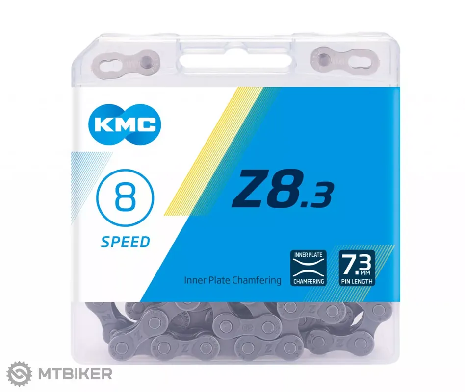 KMC Z 8.3 řetěz, 8rychl., 114 článků, s rychlospojkou Missing Link Aktuální