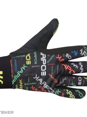Vysoce Kvalitní Karpos LEGGERO rukavice, černé/multicolor