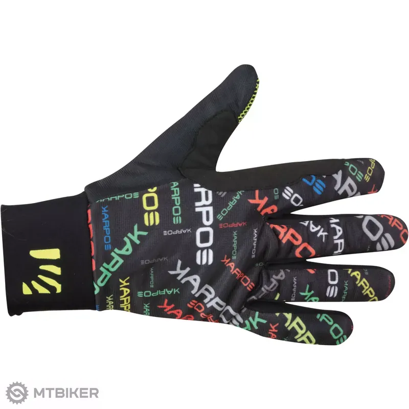 Vysoce Kvalitní Karpos LEGGERO rukavice, černé/multicolor