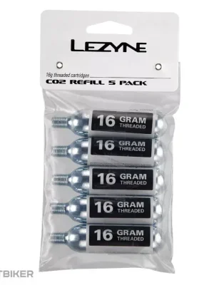 Lezyne CO2 bombičky, 16g, závit, 5 ks Super Cena