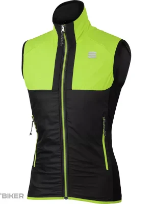 Sportful Cardio Wind vesta, fluo žlutá/černá Výprodej