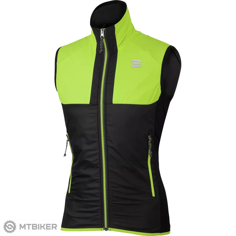 Sportful Cardio Wind vesta, fluo žlutá/černá Výprodej
