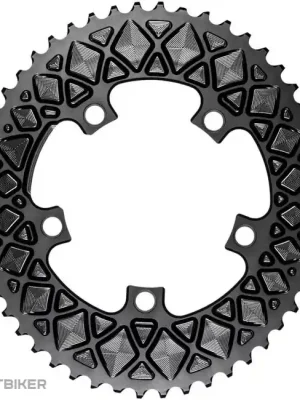 Akce absoluteBLACK Oval 2X oválný převodník, vnější, 5x110 BCD, černý