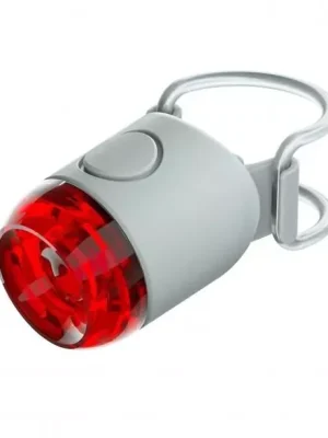 Značkový Knog PLUG zadní blikačka, šedá