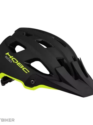 HQBC ROQER přilba, černá/neon žlutá matná Must-Have