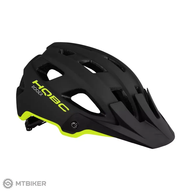HQBC ROQER přilba, černá/neon žlutá matná Must-Have