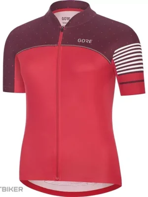 GOREWEAR C5 dámský dres, hibiscus pink/chestnut red Nejprodávanější