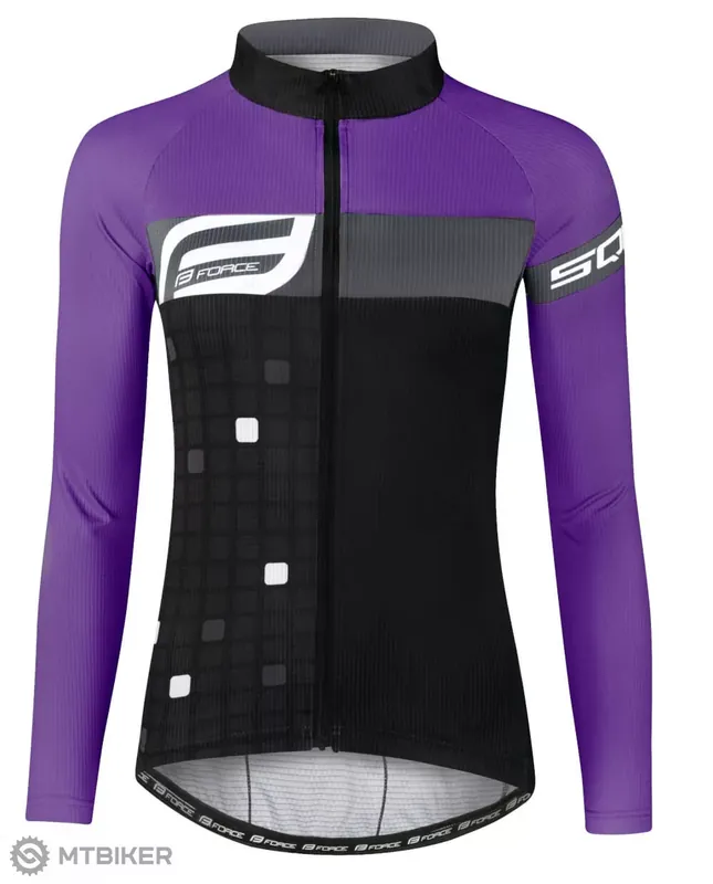 Top Prodej FORCE Square dámský dres, černý/fialový