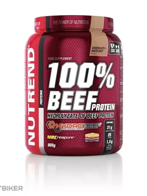 Rychlé Dodání NUTREND 100% BEEF PROTEIN - čokoláda + lískový ořech 900 g