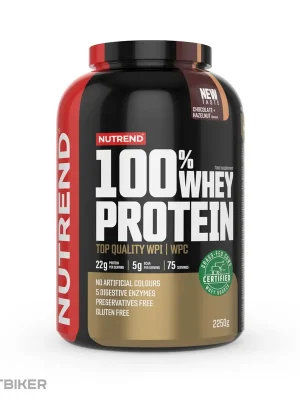 Koupit Online NUTREND 100% WHEY PROTEIN, čokoláda + lískový ořech