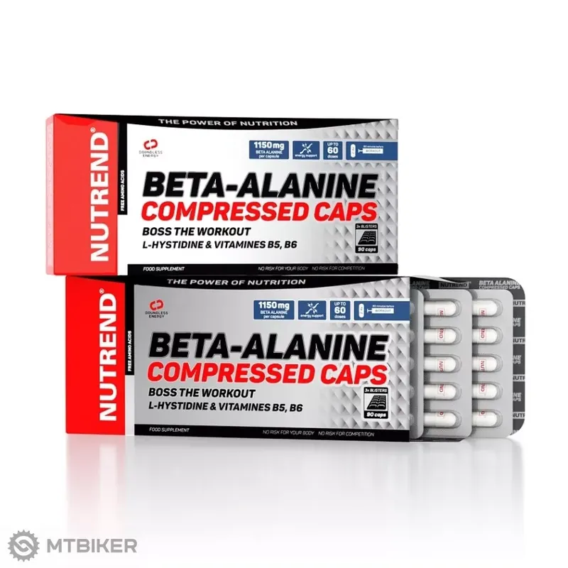 Nutrend BETA-ALANINE COMPRESSED CAPS 90 kapslí Kup Teď