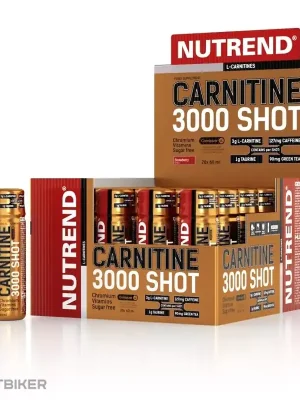NUTREND CARNITINE 3000 Shot doplněk stravy Víkendová Akce