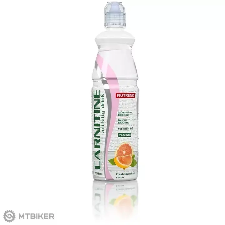 NUTREND CARNITINE ACTIVITY DRINK, bez kofeinu, 750 ml, fresh grep Nejlepší Cena