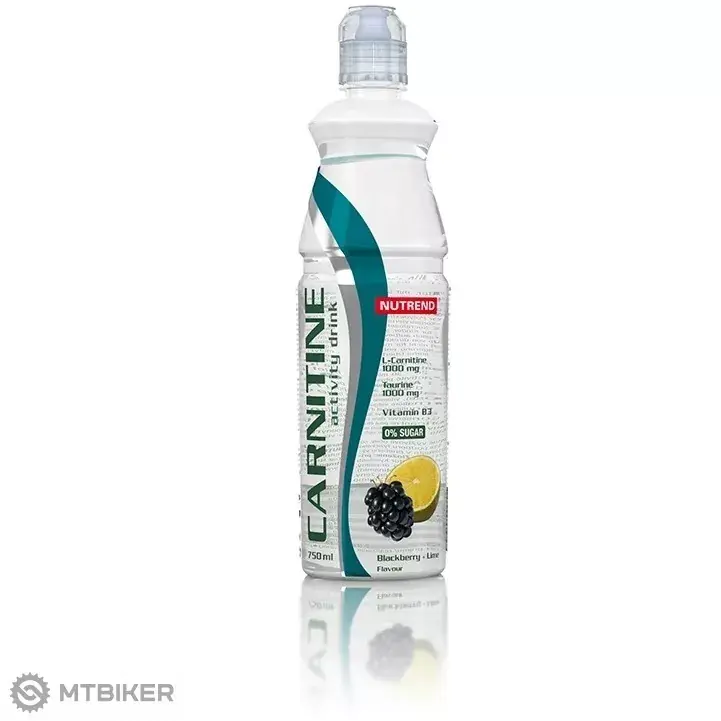 NUTREND CARNITINE ACTIVITY DRINK, bez kofeinu, 750 ml, ostružina + limetka Bezpečná Platba