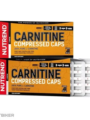 Akční Nabídka NUTREND Carnitine Compressed Caps výživový doplněk, 120 kapslí