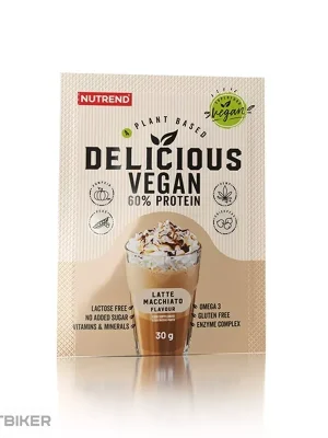 Sleva NUTREND DELICIOUS VEGAN PROTEIN, latte macchiato