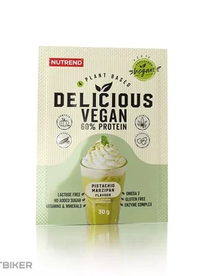 Nová Kolekce NUTREND DELICIOUS VEGAN PROTEIN, pistácie + marcipán