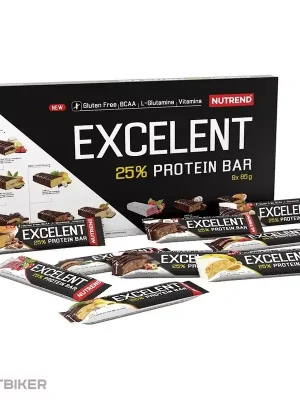 Cenový Hit NUTREND Excelent Double Bar proteinová tyčinka, mix příchutí, 9x85 g