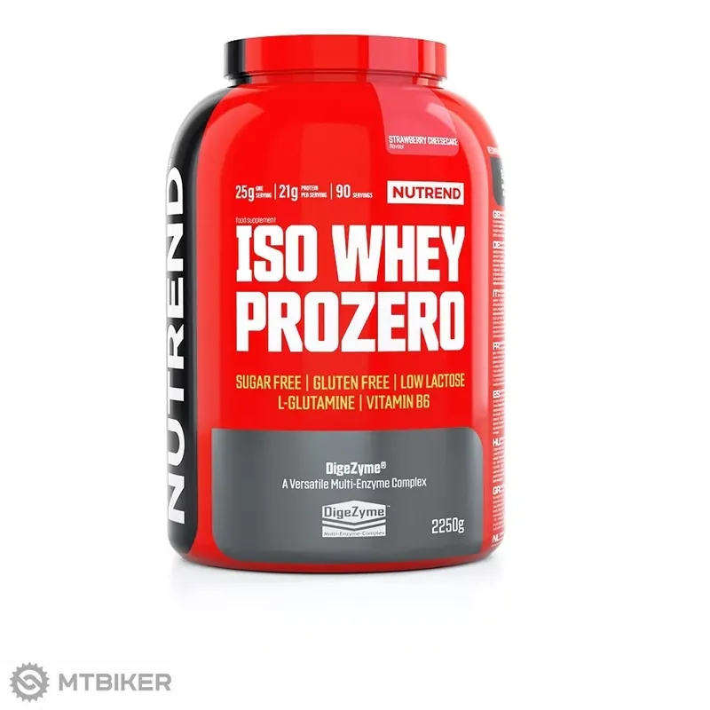 NUTREND ISO WHEY PROZERO, jahodový cheesecake Aktuální