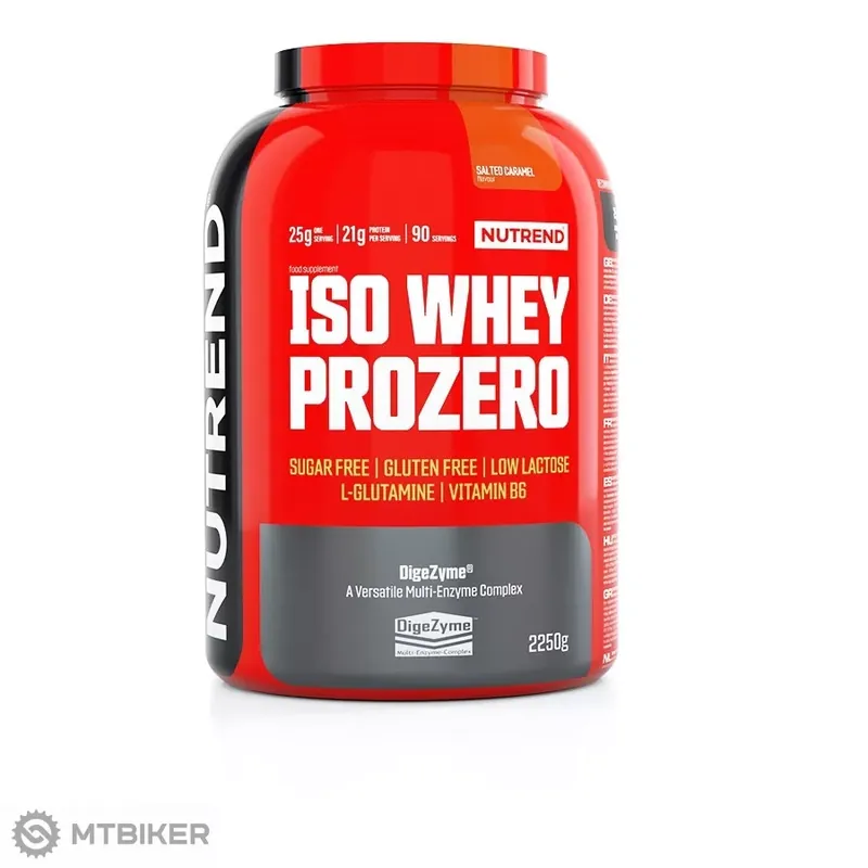 Nejlepší Volba NUTREND ISO WHEY PROZERO, slaný karamel