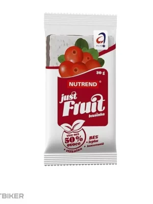 Dokud Zásoby Vydrží NUTREND just Fruit ovocná tyčinka, 30 g, brusinka