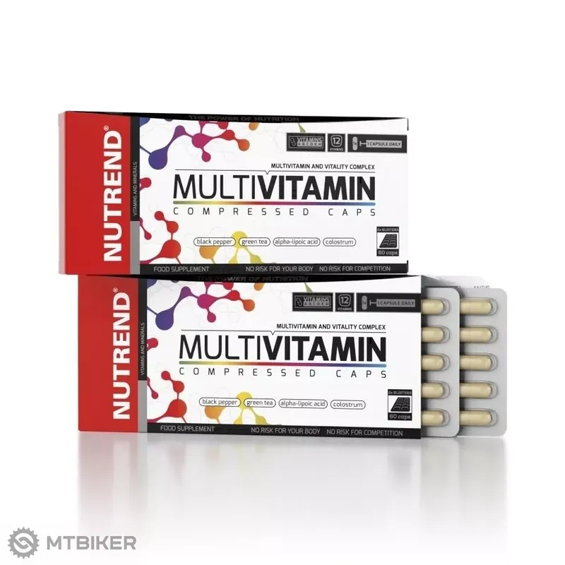 NUTREND MULTIVITAMIN COMPRESSED CAPS 60 kapslí Přímo Od Výrobce