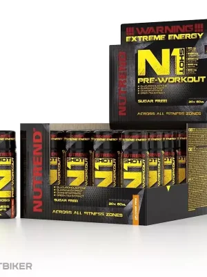 NUTREND N1 SHOT stimulant, orange fire Hit Sezóny