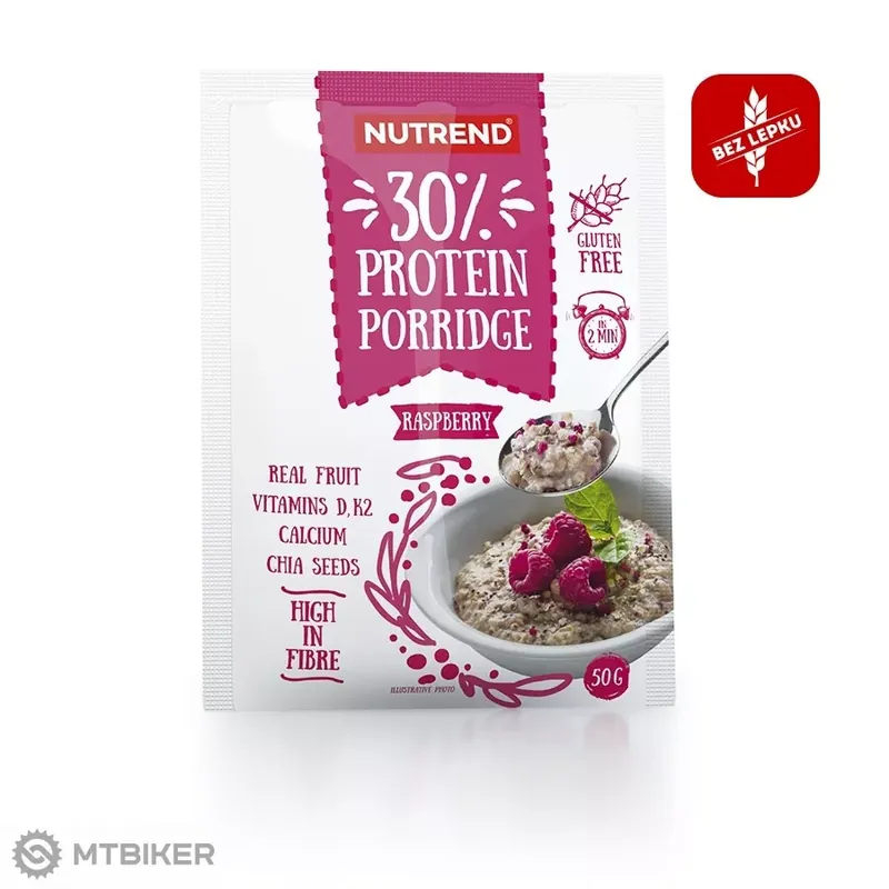 Autentický NUTREND PROTEIN PORRIDGE proteinová ovesná kaše, 5 x 50 g