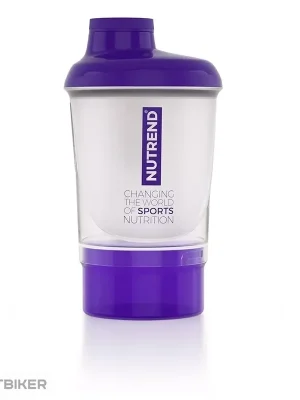 NUTREND šejkr, 300 ml + zásobník, fialová Bezpečná Platba