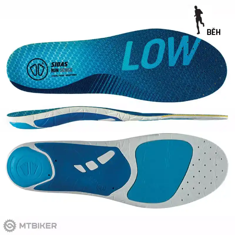 Rychlé Dodání Sidas Run 3Feet Sense Low vložky do bot