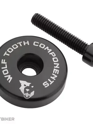Nejlepší Cena Wolf Tooth Ultralight krytka hlavového složení + 10 mm podložka černá
