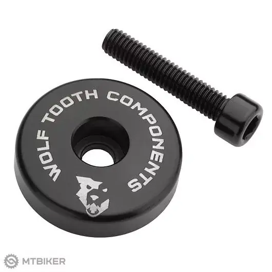 Nejlepší Cena Wolf Tooth Ultralight krytka hlavového složení + 10 mm podložka černá