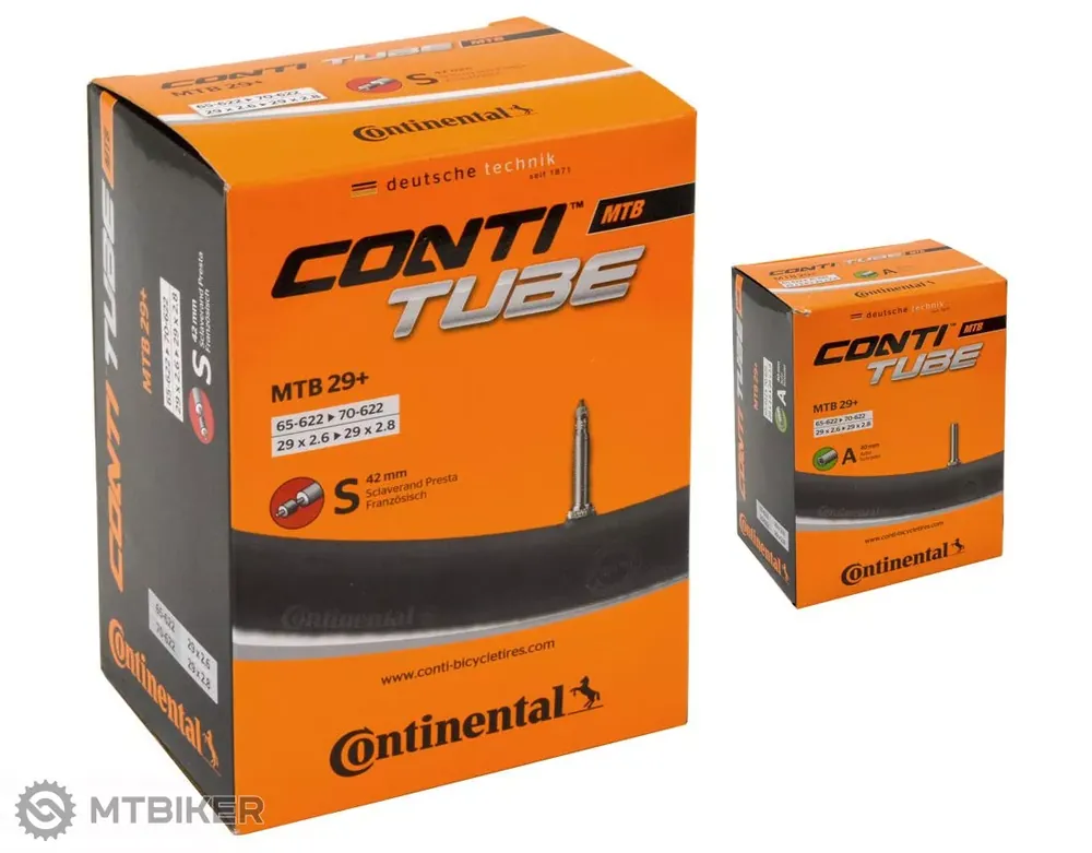 Zlevněný Continental 29" x 2.6 - 2.8" duše, autoventil 40 mm
