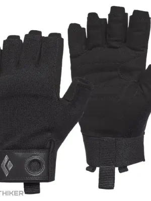 Black Diamond Crag Half-Finger rukavice, černé Expresní Doručení