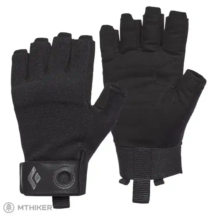 Black Diamond Crag Half-Finger rukavice, černé Expresní Doručení