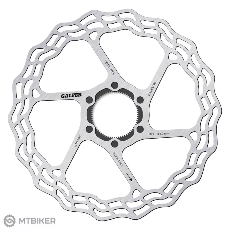 Galfer Fixed Wave Road brzdový kotouč, 140 mm, Centerlock Vrácení Zdarma