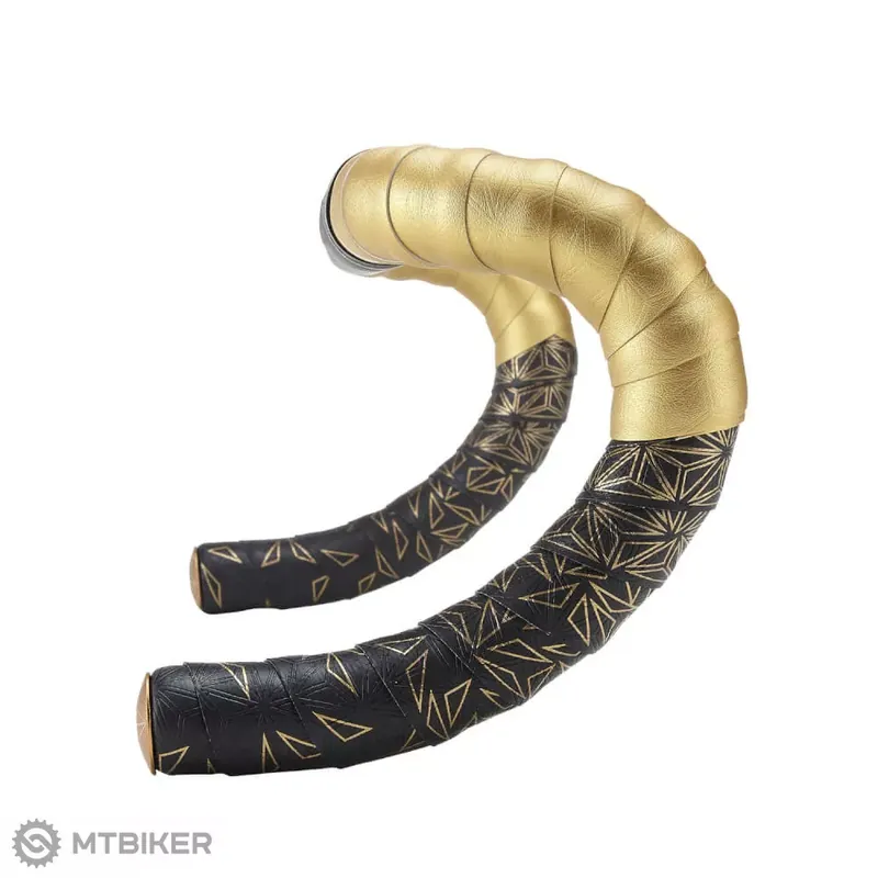 Sezónní Sleva Supacaz Super Sticky Kush Star Fade omotávka Gold Print/Gold Plugs