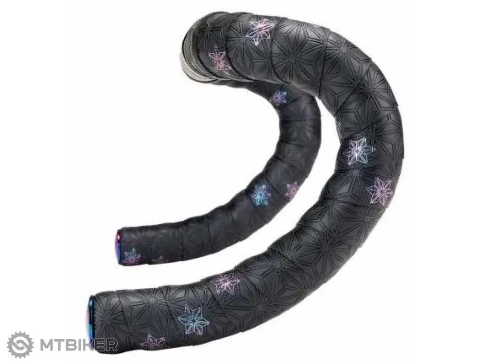 Supacaz Super Sticky Kush Galaxy omotávka, 2.5 mm, Oil Slick/Oil Slick Plugz Nízká Cena