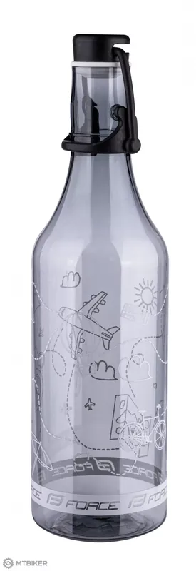FORCE Flask Tourist láhev, 0.5 l, transparentní/kouřová Autentický