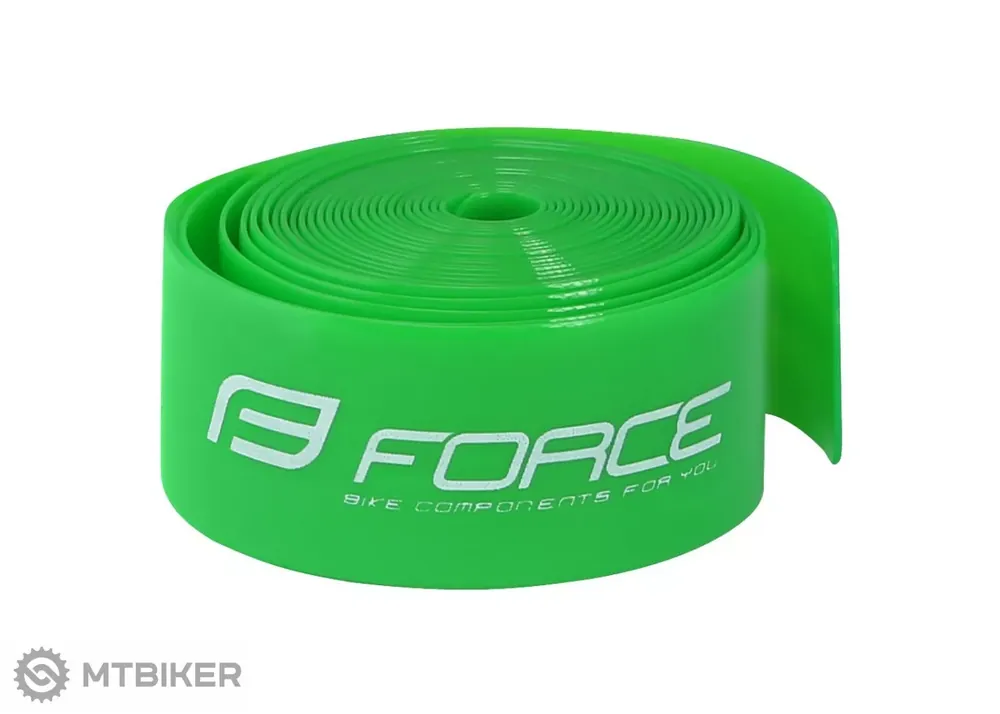 FORCE páska do ráfku, 25 x 2 370 mm, 2 ks, zelená Oblíbený