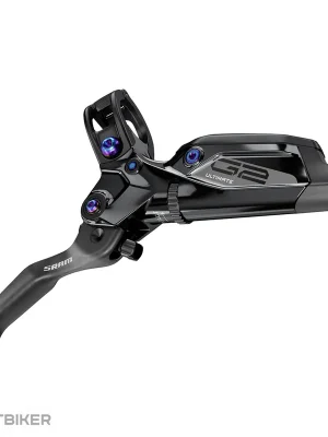 Top Prodej SRAM G2 Ultimate Carbon hydr. přední brzda, 4píst., Post Mount, had. 950 mm, s plotýnkami, black/rainbow