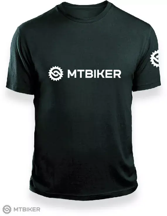MTBIKER LOGO 1 tričko, černé Originální