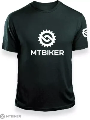 MTBIKER LOGO 2 tričko, černé Výprodej