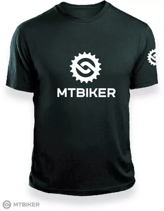 MTBIKER LOGO 2 tričko, černé Výprodej
