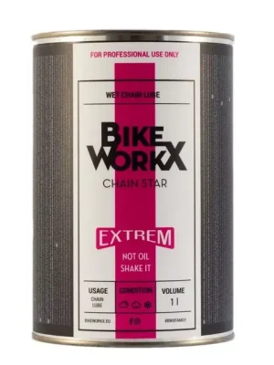 BIKEWORKX Chain Star Extrem mazivo na řetěz, kanystr 1 l Značkový