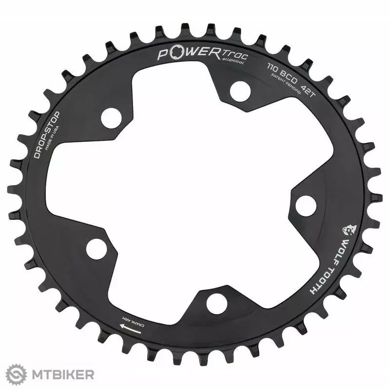 Nejlepší Volba Wolf Tooth BCD 110 oválný převodník pro Sram Flattop