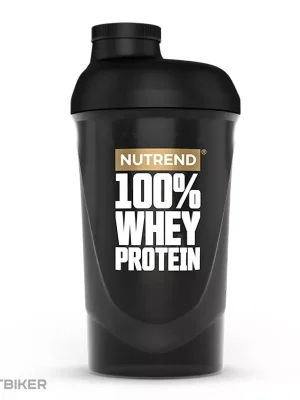 Víkendová Akce NUTREND 100% WHEY PROTEIN šejkr, 600 ml, černá