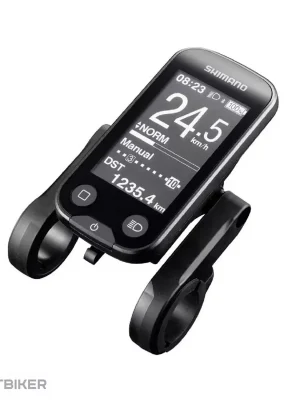Zlevněný Shimano SCE6100 počítač E-Bike pro STEPS s držákem objímka 25,4/31,8 mm
